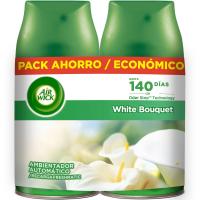 Ambientador automático white bouquet AIR WICK, recambio 2 uds