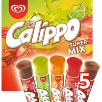 Helado Supermix CALIPPO, 5 uds, caja 525 g