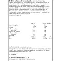 Bebida isotónica de naranja sin azúcar AQUARIUS, lata 33 cl