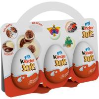 Huevo de chocolate Joy KINDER, pack 3x20 g