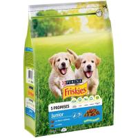 Alimento de pollo para perro junior FRISKIES, saco 3 kg