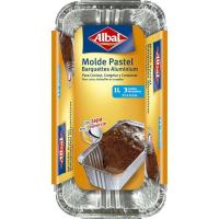 Molde para pastel 22x11cm 1 litro ALBAL, pack 3 uds