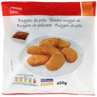 Nuggets de pollo EROSKI basic, bolsa 450 g