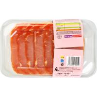 Filetes de lomo adobado de cerdo extrafino EROSKI, bandeja 300 g