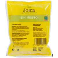 Aceitunas manzanilla sin hueso JOLCA, bolsa 75 g