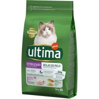 Control bolas gato esterilizado ULTIMA, saco 1,5 kg