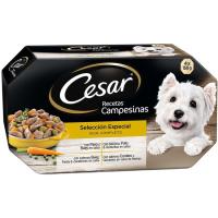 Salsa culinaria campesina para perro CÉSAR, pack 4x150 g