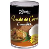 Leche de coco AMERICA, lata 400 ml