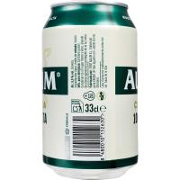 Cerveza 100% Malta AURUM, lata 33 cl