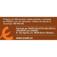 Galleta Digestive con avena EROSKI, caja 425 g