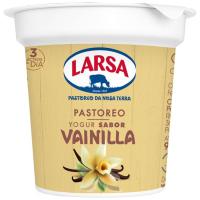 Yogur sabor vainilla LARSA, tarrina 125 g