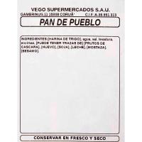 Pan de pueblo EROSKI, 800 g