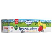 Yogur de fresa-plátano-limón CLAS, pack 8x125 g