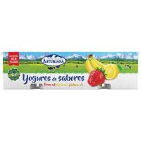 Yogur de fresa-plátano-limón CLAS, pack 8x125 g