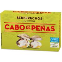 Berberechos Rías Gallegas CABO DE PEÑAS, lata 63 g