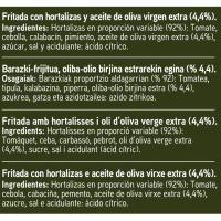 Fritada de hortalizas EROSKI, lata 400 g