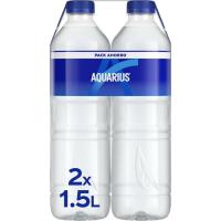 Bebida isotónica de limón AQUARIUS, pack 2x1,5 litros
