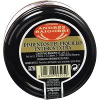 Pimiento de piquillo entero extra ANDRES BAIGORRI, frasco 350 g