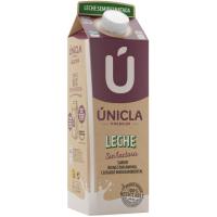 Leche semidesnatada sin lactosa UNICLA, brik 1 litro
