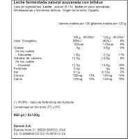 Activia natural azucarado DANONE, pack 8x120 g