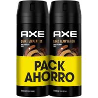 Desodorante para hombre Dark Temptation AXE, pack 2x150 ml 