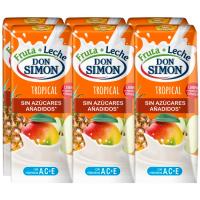 Lactozumo tropical zero DON SIMON, pack 6x200 ml