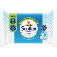 Papel higiénico húmedo SCOTTEX, paquete 74 uds