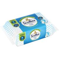 Papel higiénico húmedo SCOTTEX, paquete 74 uds