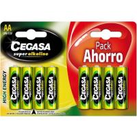 Pila super alcalina LR06 (AA) CEGASA, pack 8 uds