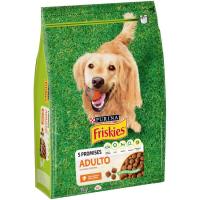 Alimento de ave y verduras para perro adulto FRISKIES, saco 3 kg