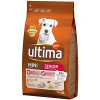Alimento para perro mini senior +7 años ULTIMA, saco 1,5 kg