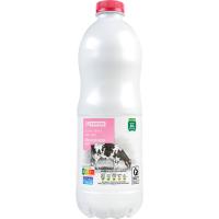 Leche desnatada EROSKI, botella 1,5 litros