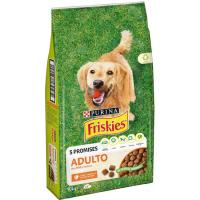 Alimento de ave y verdura para perro adulto FRISKIES, saco 10 g