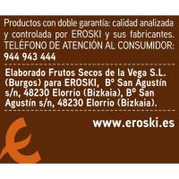 Cacahuetes con cáscara tostados EROSKI, bolsa 400 g