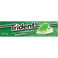 Chicle de hierbabuena Lc TRIDENT, paquete 14 g