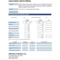 Vasito de nata-fresa SOMOSIERRA, 100 ml