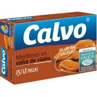 Mejillón en salsa vieira CALVO, lata 115 g