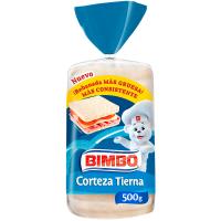 Pan de molde blanco corteza tierna BIMBO, paquete 500 g