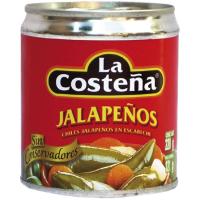 Jalapeños-nachos LA COSTEÑA, lata 220 g