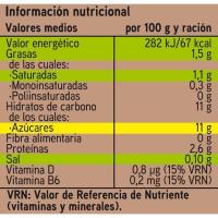 Lcasei fresa, platano y piña coco EROSKI, pack 12x100 ml