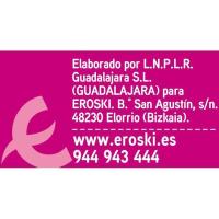 Lcasei 0% fresa EROSKI, pack 6x100 ml