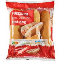 Hot dog EROSKI, 6 uds., paquete 330 g