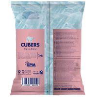 Hielo coctail CUBERS, bolsa 2 kg