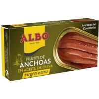 Anchoa en aceite de oliva virgen ALBO, lata 48 g