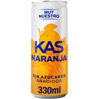 Refresco de naranja KAS Zero Azúcar, lata 33 cl