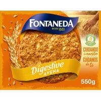 Galleta Digestive de avena FONTANEDA, caja 550 g