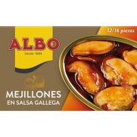 Mejillón en salsa gallega 12/16 piezas ALBO, lata 115 g