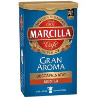 Café molido mezcla descafeinado MARCILLA, click pack 200 g