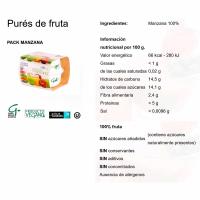 Compota de manzana GALIFRESH, pack 2x150 g