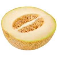 Melón Galia partido, pieza al peso aprox. 750 g
